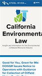 Mobile Screenshot of californiaenvironmentallawblog.com
